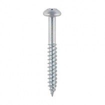 Round Head Pozi Twin Thread Woodscrews BZP