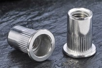 Flat Head Knurled Metric Body Rivet Nut Stainless Steel