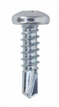 Pan Head Phillips Self Drill Screw BZP