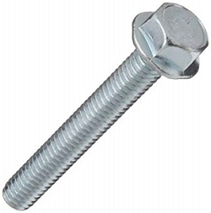 M10 x 50mm Hex Flanged Bolt 8.8 BZP