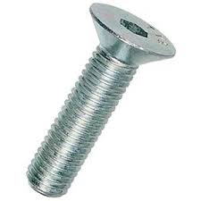 M12-1.75P x 25mm Csk Sckt Screw 10.9 BZP