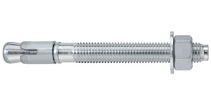 M6 x 45mm Throughbolt Steel BZP