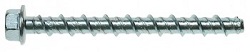 M6 x 50mm Hex Flanged Anker Bolt BZP