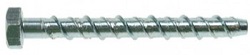 M10 x 60mm Hexagon Head Anker Bolt BZP