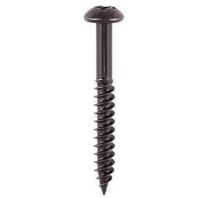 # 8 x 1.1/4  Rnd Hd CR Z Wood Screw B/Japan