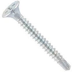 3.5 Ø x 25mm Drywall CR Self Drill Screw BZP