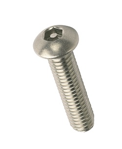 M10 x 20mm Button Pin Hex MC A2