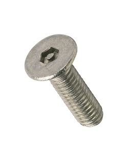 M3 x 10mm Csk Pin Hex MC A2