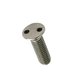 M3 x 8mm Csk 2-Hole MC A2