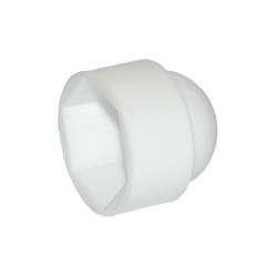 M12 Nut Cap Plastic White