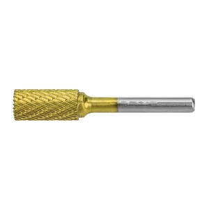 12 x 25mm GoldMax TCT Burr - Cylinder End Cut