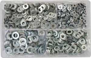 Assortment Box - Flat Washers T3 Light BZP